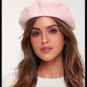 Obey Pink Beret